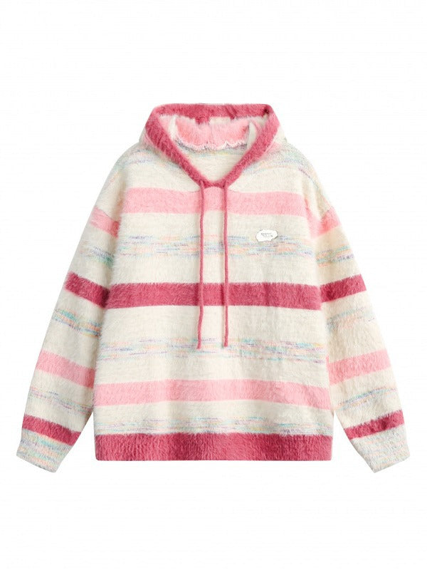 Trendy Pu Shuai Pullover Sweater Hooded Sweater