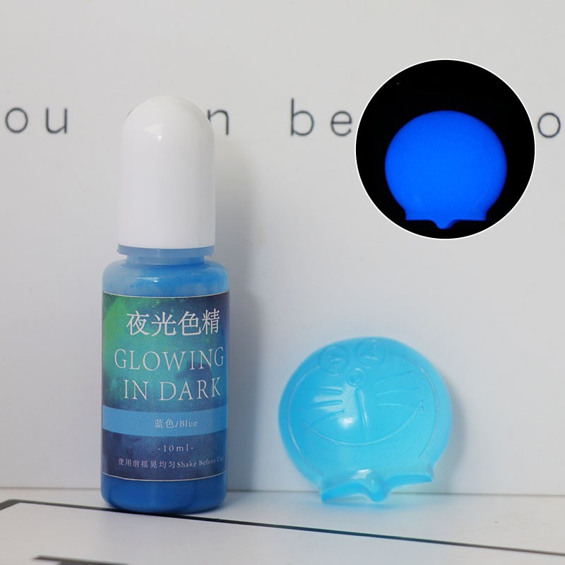 DIY Epoxy Resin Luminous Pigment UV Crystal Drop Glue Mold Color With Luminous Color