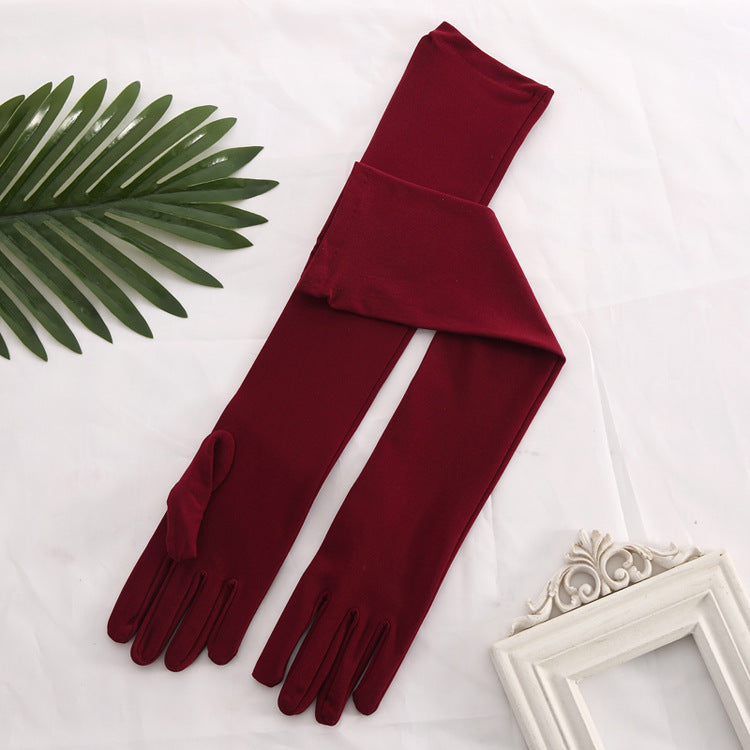 50cm Over Elbow Performance Matte Stretch Gloves