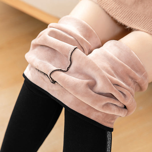 Plus Velvet Thickened Side Strips Sports Large Size