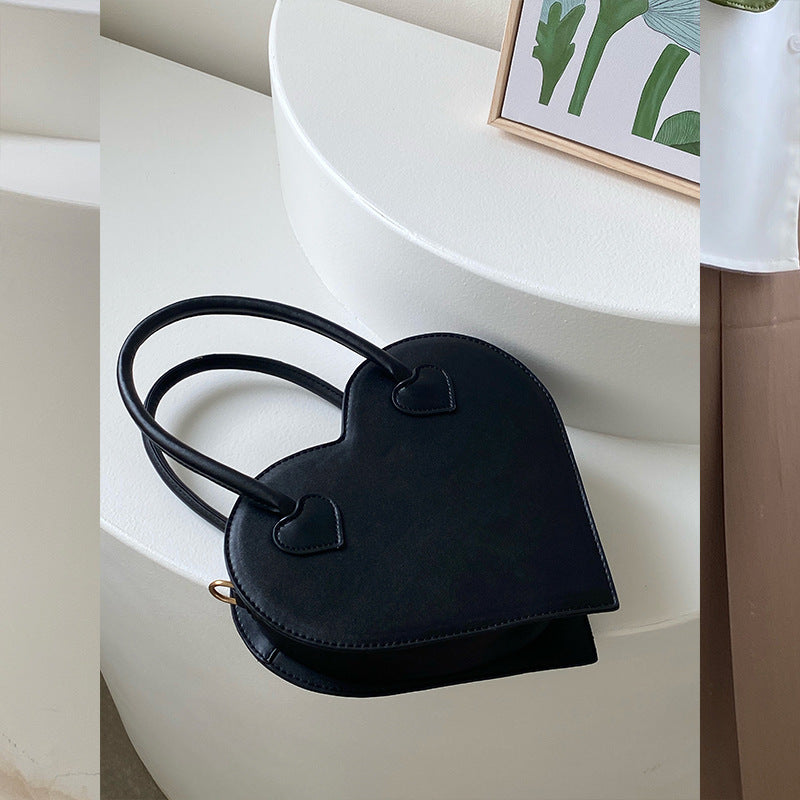Simple Handbag Vintage Black Shoulder Crossbody Bag