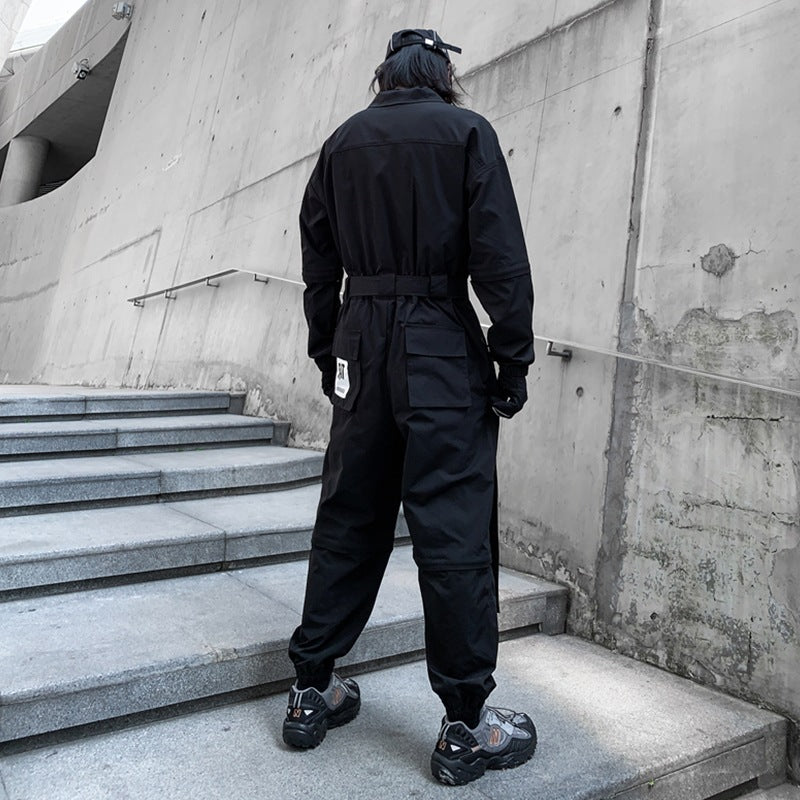 Men's And Women's Japanese Casual Polyester Fiber Overalls