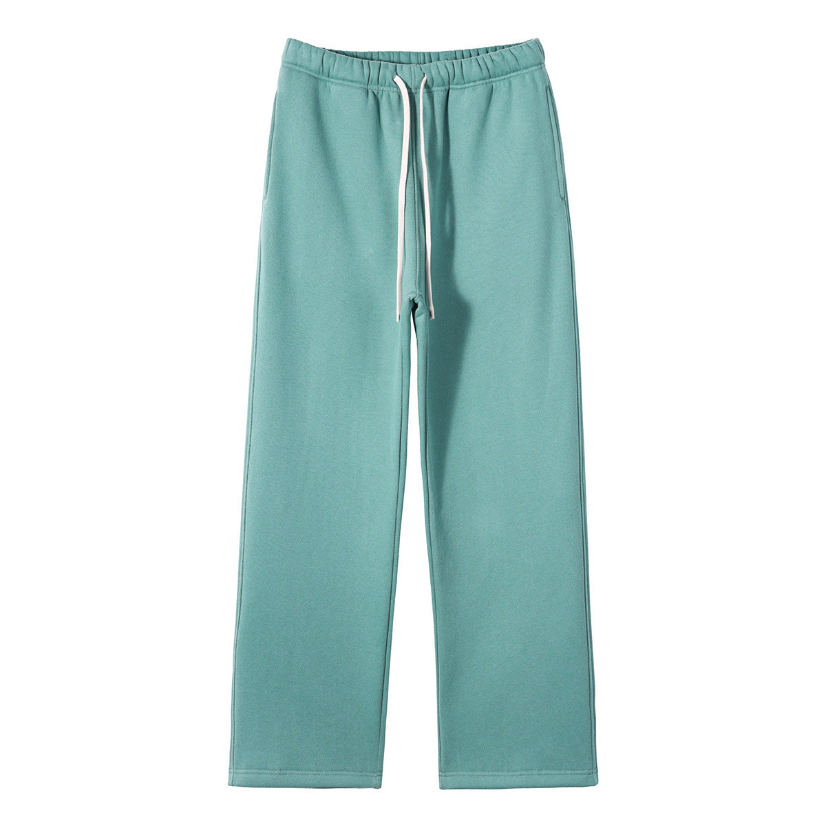 Fleece-lined Thickened American Zipper Men's Sweater And Pants
