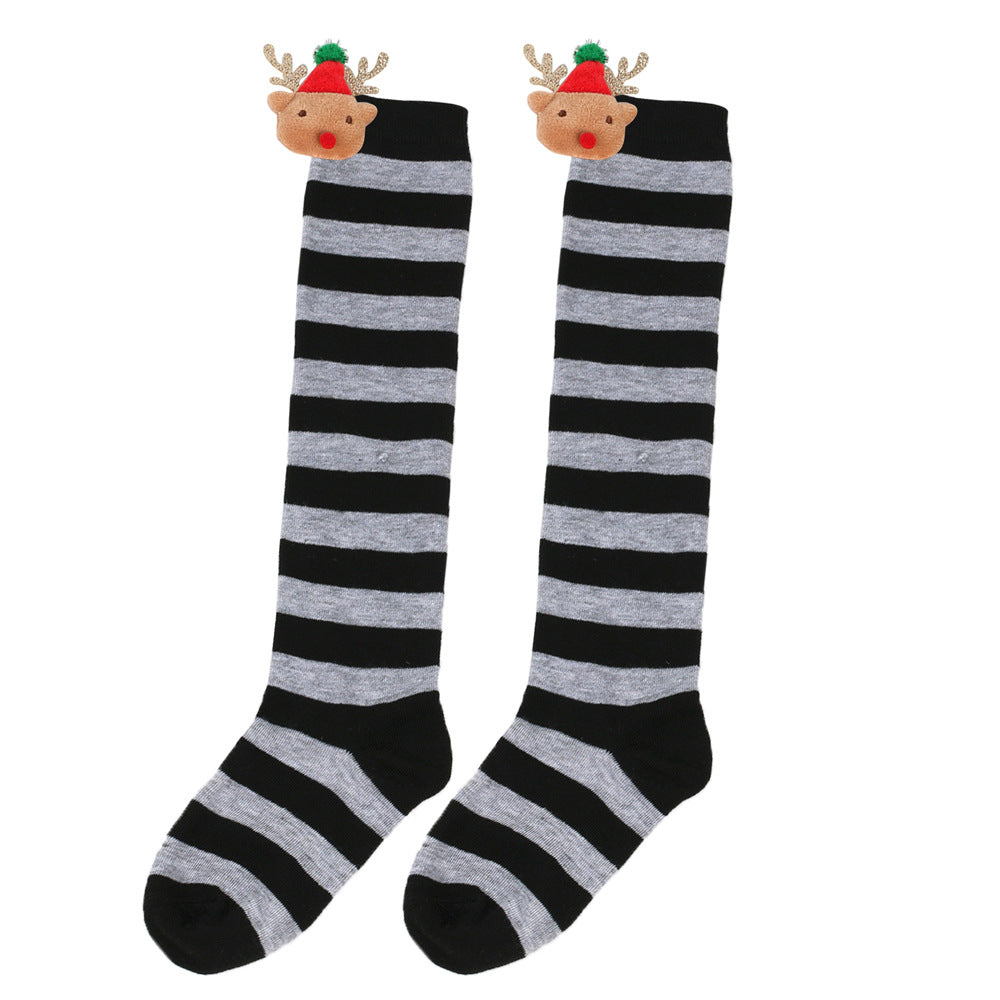 Children Christmas Stockings David's Deer Doll Medium And Large Children