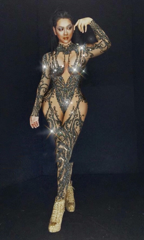 Nightclub Bar Female Singer Guest DJ Costume