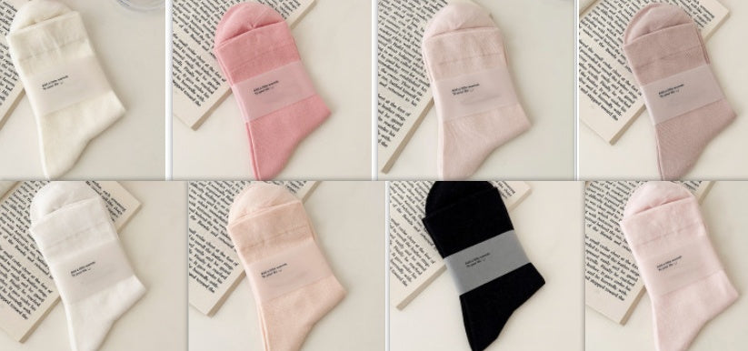 Girls' Gentle Loose Mouth Confinement Socks
