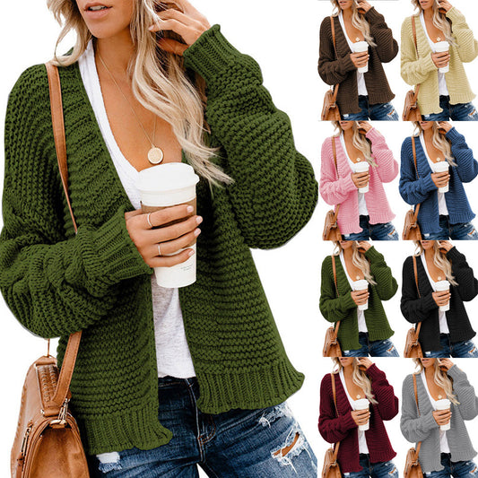 Autumn And Winter Knitted Cardigan For Women
