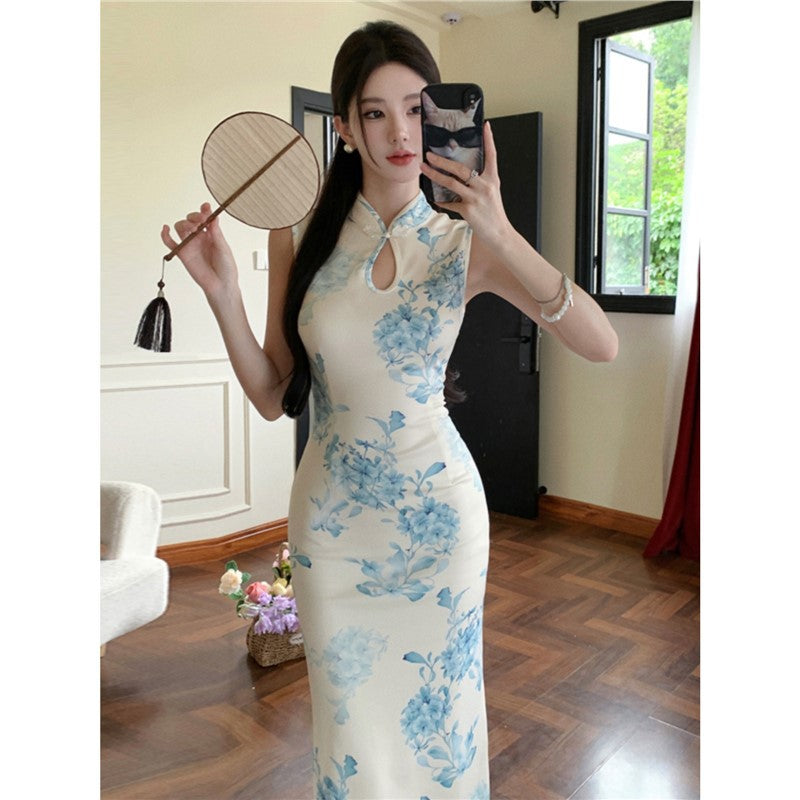 Fashionable Minimalist Chinese Style Dress For Women