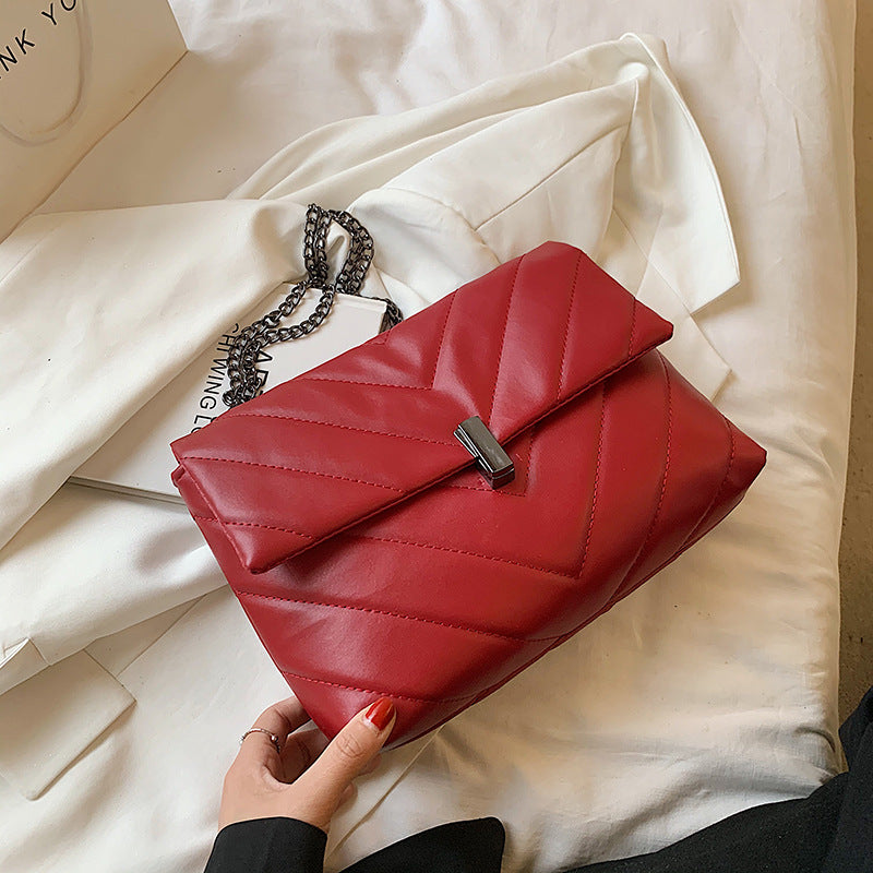 Women's Fashion Chain Crossbody Single Shoulder Bag