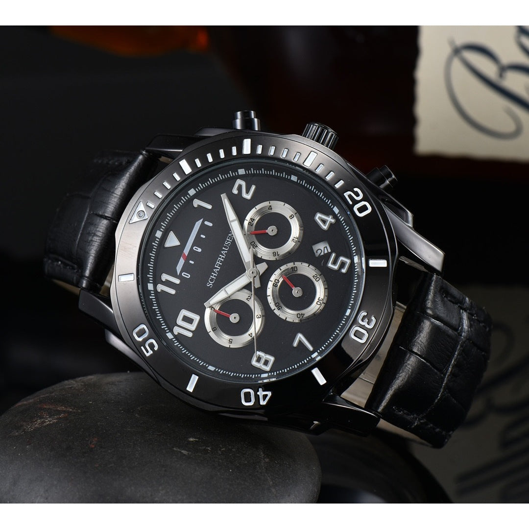 Six-pin Timing Full-function Quartz Men's Business