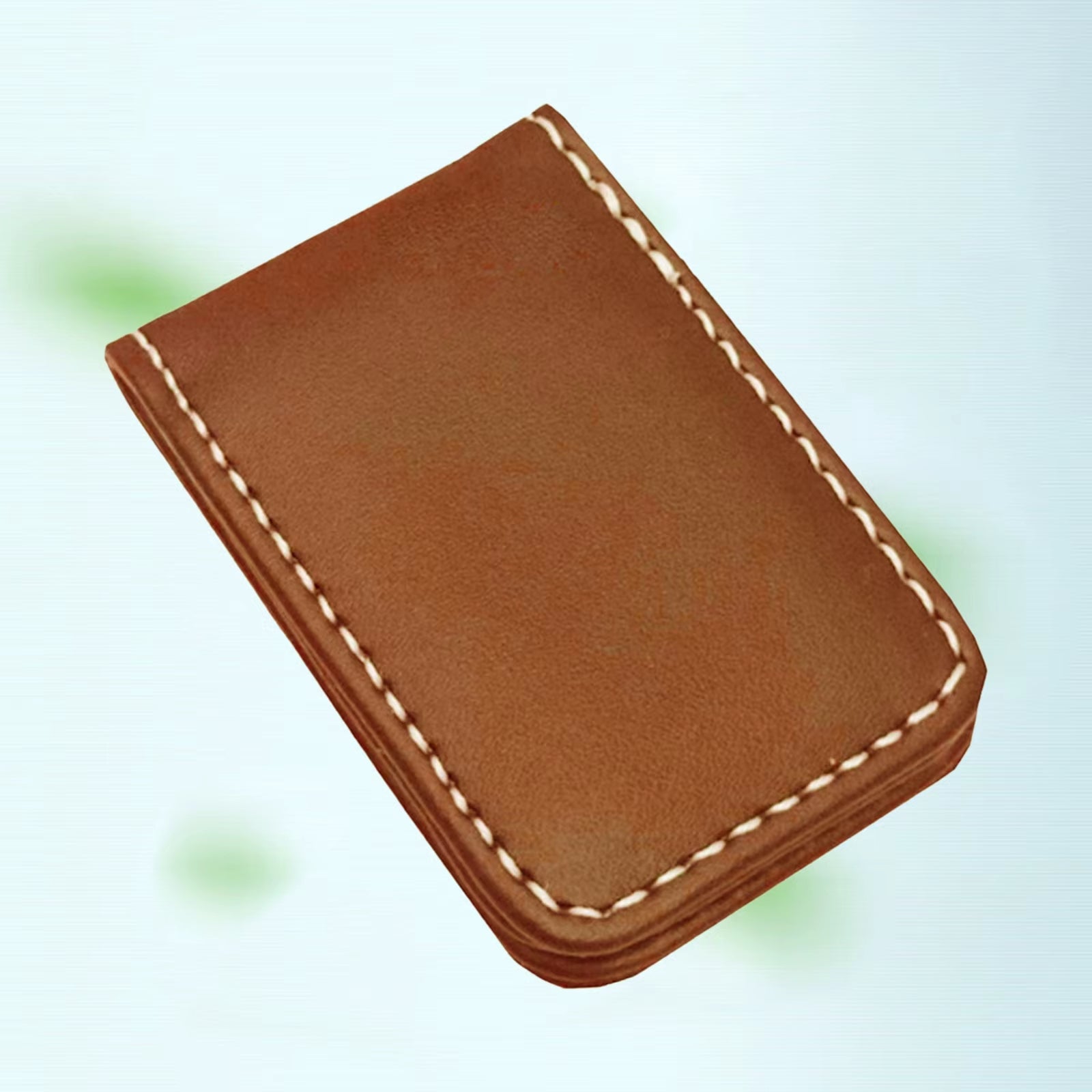 PU Leather Magnetic Money Clip Pocket Wallet Minimalist Wallet Slim Wallet Credit Business Cards Holder