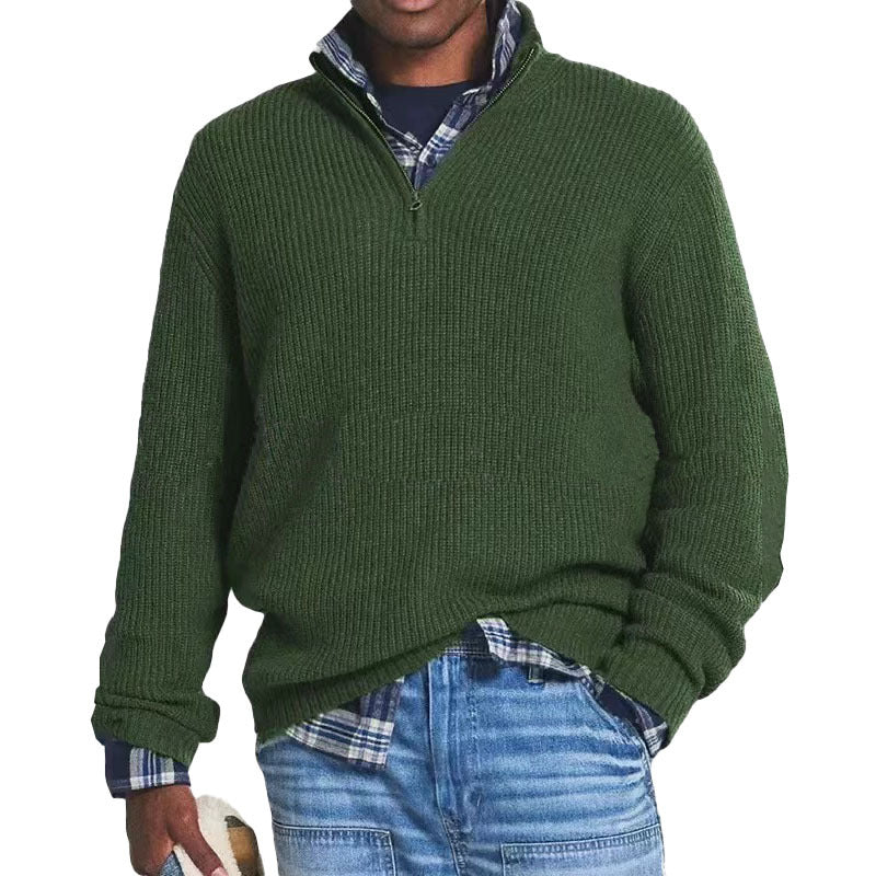 Fall Winter Men's Casual Sweater  Acrylic