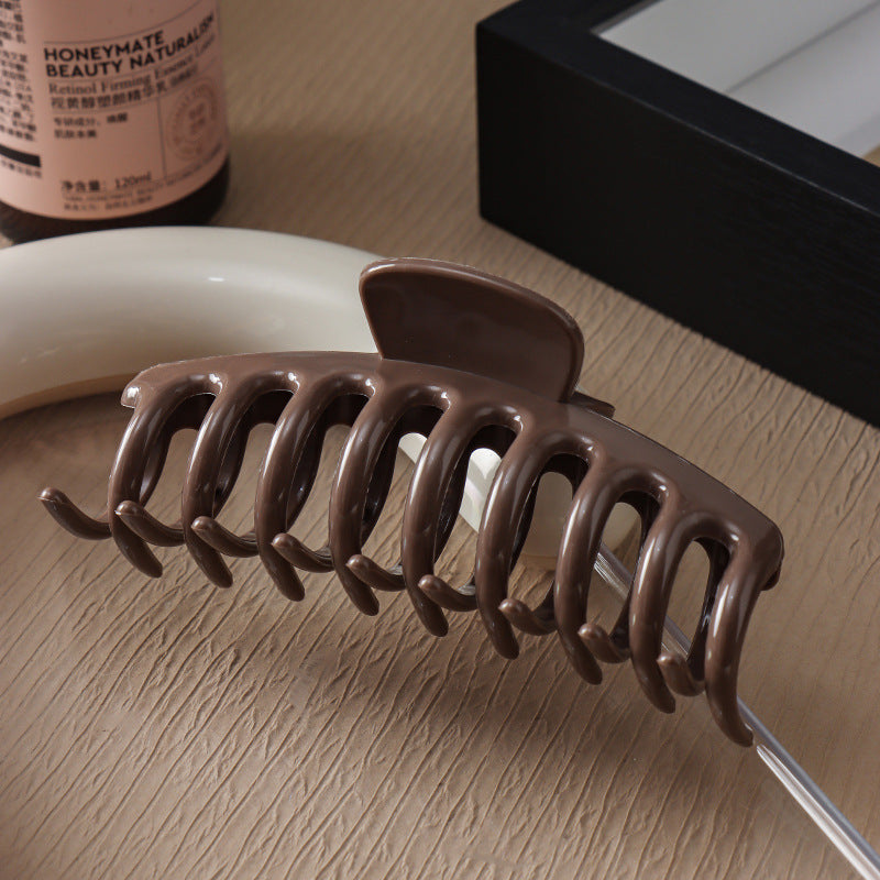 Soft Shark Clip Large Back Head Barrettes Anti-collision Hair Drop-resistant Durable Clip Grip