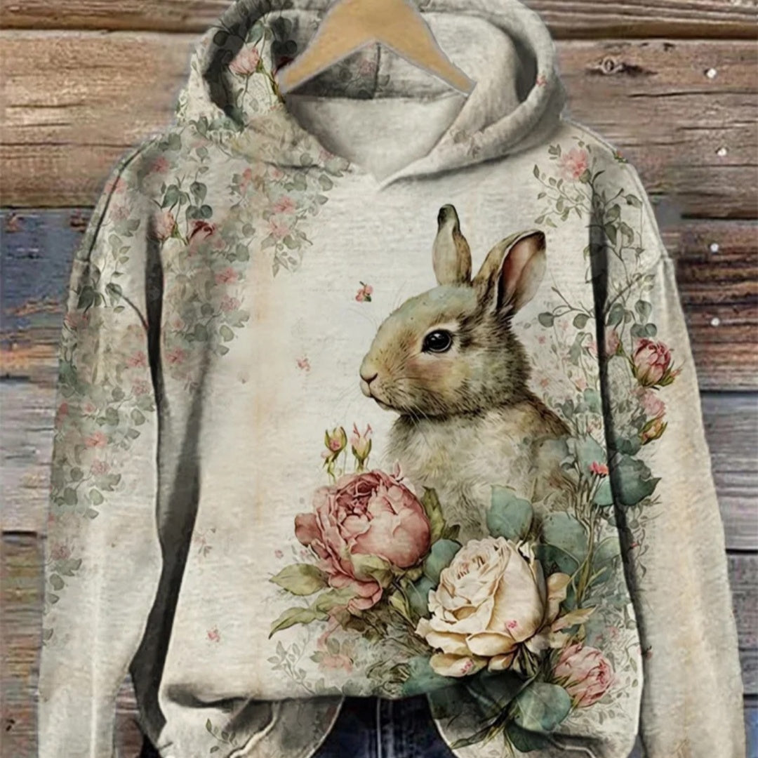 Womens Stylish Casual Crew-neck Hoodie