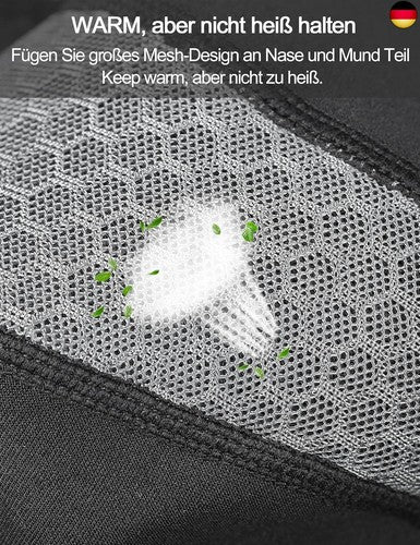 INBIKE Sturmhaube Motorrad Fahrrad Sturmmaske Winter Ski Vollmaske Halbmaske